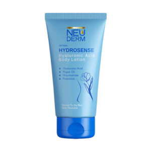 لوسیون بدن هیالورونیک اسید مناسب پوست خشک هیدروسنس نئودرم|Optimal Hydrosense Hyaluronic Acid Body Lotion