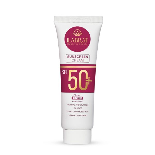 کرم ضدآفتاب ضدلک رنگی ایلابرت (بژ طبیعی) +SPF50