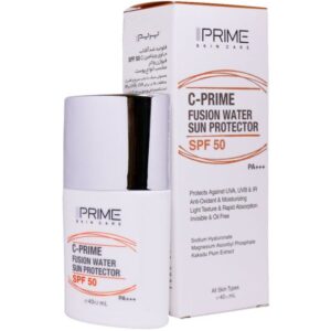 ضد آفتاب فیوژن واتر پرایم SPF 50 مناسب انواع پوست حجم 40 میلی لیتر - بی رنگ